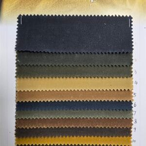 Twill weave structure soft waxed canvas